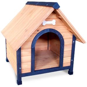 Деревянная будка для собак Triol с отделкой